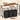 Cos de rufe cu 3 compartimente, saci detasabili, raft depozitare, cadru metalic robust, capacitate 3x38L, sortator de ru