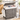Cos de rufe cu capac, 3 compartimente, 140 L, captuseala lavabila si roti, 66x33x60 cm, gri