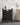 Cos de rufe cu sac detasabil 65 L si raft, 50x33x72 cm, maro rustic si negru