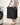 Cos de rufe cu sac detasabil 65 L si raft, 50x33x72 cm, maro rustic si negru