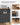 Dulap depozitare metalic cu 2 usi, raft reglabil, cadru otel, stil industrial, 80x40x76 cm, negru si maro rustic