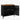 Dulap depozitare metalic cu 2 usi, raft reglabil, cadru otel, stil industrial, 80x40x76 cm, negru si maro rustic