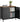 Dulap depozitare metalic cu 2 usi, raft reglabil, cadru otel, stil industrial, 80x40x76 cm, negru si maro rustic