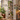Etajera tip scara 6 rafturi, PAL si cadru metalic, 60x30x205 cm, maro rustic