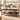 Masuta cafea cu sertar si raft inferior, structura otel, 100x55x45 cm, negru