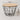 Masuta de cafea rotunda, blat aspect lemn, cadru geometric, 38x30 cm, negru