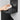Raft de colt suspendat, 5 niveluri, PAL, 20x20x126 cm, negru