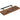 Raft de perete suspendat plutitor, MDF, sistem montare inclus, 60x20x4cm, vintage maro
