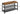 Raft pentru pantofi, cu 2 nivele, metal, 80x30x44cm, stil industrial, maro rustic si negru