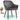 Scaun living tapitat din catifea cu cotiere, sarcina 110 kg, 63x60x85 cm, gri