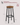Set 2 scaune bar industriale, sezut rotund, 110 kg/scaun, 32x32x74 cm, maro rustic/negru