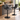 Set de 2 scaune de bar, cu spatar, reglabile in inaltime, tapitat cu PU, 47x51x(89-109)cm, negru