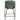 Scaun de bar Wolf, nuanta verde petrol/negru, 56x56x96 cm