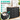 SONGMICS Comoda cu cadru metalic si 8 sertare din textil, stil industrial, 80x30x82cm, maro rustic si negru