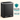 SONGMICS Cos de gunoi din inox cu 2 compartimente colectare selectiva, cu galeti interioare, 2x15litri, negru