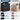 SONGMICS Cos de rufe textil, pliabil, 2 compartimente, saci detasabili, 142L, 60x36x66cm, negru
