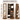 SONGMICS Oglinda de podea cu suport rotativ la 360°, cu spatiu de depozitare, 55x55x161cm, maro rustic
