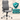 SONGMICS Scaun de birou ergonomic, reglabil pe inaltime, functie balans, maxim 120 kg, 63x63x120 cm, gri