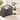 SONGMICS Taburet cu sezut moale, spatiu de depozitare, maxim 300kg, 38x38x38cm, gri inchis