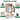 Suport haine cu 2 bare si raft, cu roti, cadru metalic, design industrial, 100x59x162 cm, alb