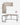 VASAGLE Birou de colt in forma L, cadru metalic, stil industrial, 149x149x76 cm, gri stejar
