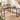VASAGLE Birou in forma de L cu suport pentru monitor, cadru metalic, 140x130x76cm, maro rustic