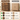 VASAGLE Comoda depozitare cu 2 sertare si polite, usi tip jaluzea, stil industrial, 30x70x80 cm, maro rustic