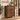 VASAGLE Comoda depozitare cu 2 sertare si polite, usi tip jaluzea, stil industrial, 30x70x80 cm, maro rustic