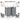 VASAGLE Cos de rufe, 2 compartimente, saci de rufe detasabili, raft, cadru metalic, 2x46L, 73x33x72 cm, alb si gri desch