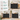 VASAGLE Cos de rufe, 3 compartimente, saci de rufe detasabili, raft, cadru metalic, 3x38L, 93x33x72 cm, maro rustic si n