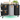 VASAGLE Cos de rufe cu 4 compartimente 2×25 L si 2×50 L, mobil cu roti, saci detasabili, 99x33x81 cm, maro si negru
