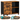 VASAGLE Dulap mobil tip rollbox pentru birouri, sertar cu sina suport dosare, stil industrial, 40x80x66 cm, maro rustic