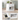 VASAGLE Set 2 noptiere, cu sertar si compartiment deschis, PAL, 28x39x41 cm, alb