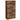 VASAGLE Dulap pantofi cu 3 usi rabatabile, din lemn, pentru 12-18 perechi, 60x24x120cm, maro rustic