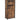 VASAGLE Comoda cu rafturi tip bufet, utilizare multifunctionala, stil industrial, 35x60x125cm, maro rustic