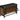 VASAGLE Banca cu organizator pantofi, cu clapeta, 30x80x51cm, industrial vintage, maro cu negru