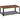 VASAGLE Masuta de cafea, cu cadru metalic, raft de depozitare, pentru living, 45x106x60cm, stil industrial, maro rustic
