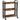 VASAGLE Carucior de servire pe roti pentru bucatarie, cu 3 polite, stil industrial, 26x66x85cm, maro rustic