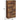 VASAGLE Dulap pantofi cu 3 usi rabatabile, din lemn, pentru 12-18 perechi, 60x24x120cm, maro rustic