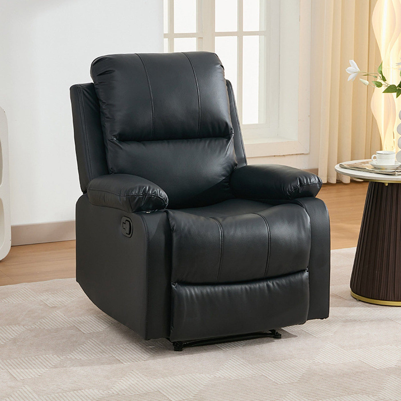 Scaun Multifunctional pentru Manichiura, Extensii Gene si Pedichiura, Negru - Imagine 1