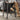 VASAGLE Set 2 scaune de bar, inalte cu spatar, cadru metalic, sezut MDF, industrial, 51x43x97cm, maro rustic si negru