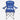 SONGMICS Set 2 scaune pliabile de camping sau pescuit, suport pahar, maxim 150kg, albastru