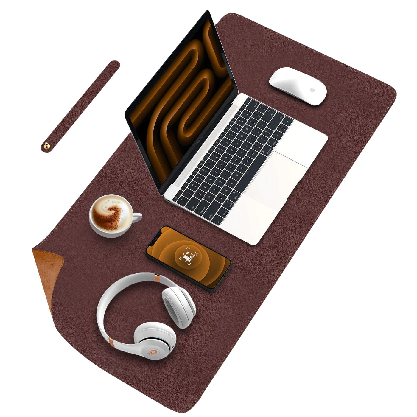 Mousepad office XXL Timebox, 90 x 45 cm, margini cusute impermeabil - Imagine 1