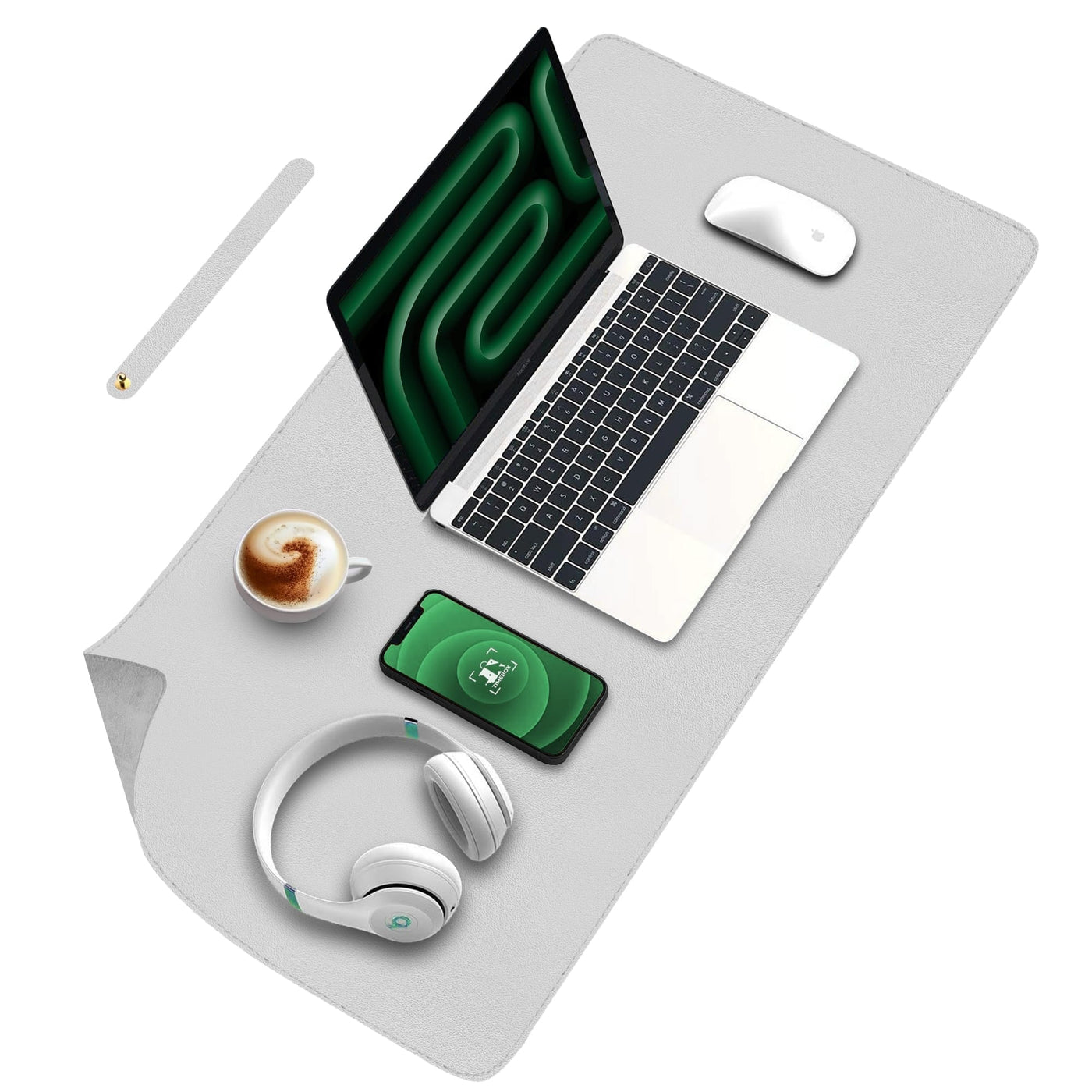 Mousepad office XXL Timebox, 90 x 45 cm, margini cusute impermeabil - Imagine 1