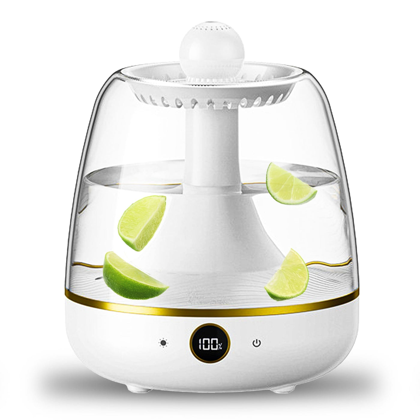 Difuzor de ulei esential, Umidificator Aromaterapie, Capacitate 1600ml, Alb - Imagine 1