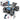 Masina cu telecomanda RC Off-Road Monster Truck Timebox, 20 km/h, 4WD, Albastru - Imagine 1