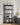 SONGMICS Raft de depozitare metalic, cu polite din PAL, 5 polite, max. 600 kg, 200x100x50cm, maro si negru