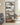 VASAGLE Biblioteca cu forma geometrica, pe 6 nivele, stil industrial, 30x80x180cm, maro rustic si negru