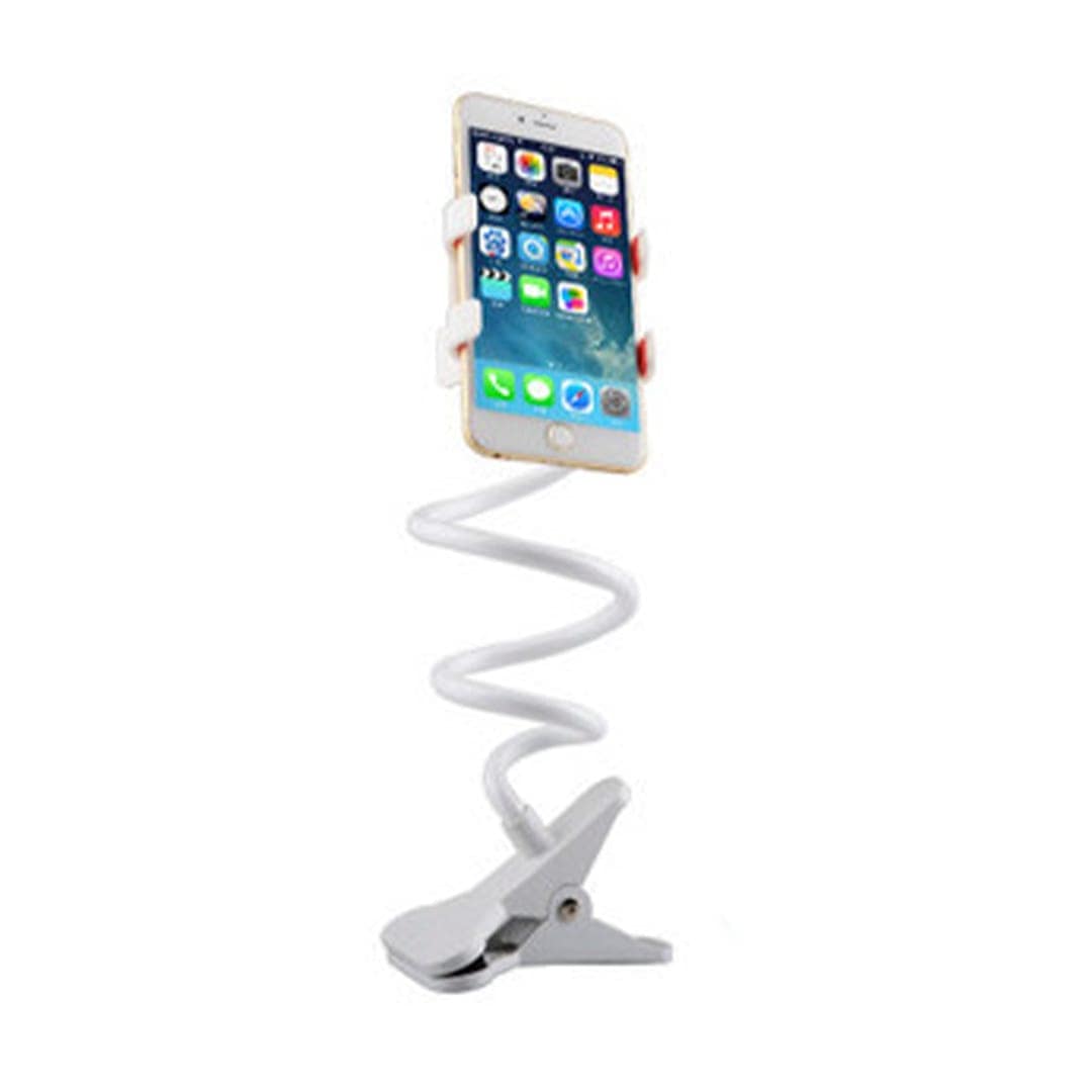 Suport de telefon flexibil, rotire la 360 grade, Alb - Imagine 1