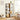 VASAGLE Biblioteca cu rafturi deschise, 8 compartimente, design industrial, 80x33x149cm, maro retro si negru
